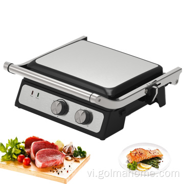 2021 Thiết bị nhà bếp mới Thép không gỉ Bếp điện Báo chí Liên hệ Grill Panini Sandwich Maker Tosp BBQ Grills